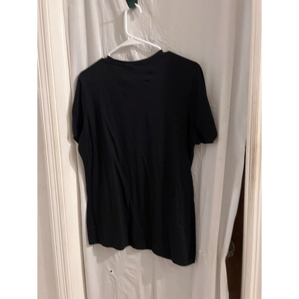 Port Co. Black Fall Leaf Mickey Graphic Tee Size L - Picture 5 of 5